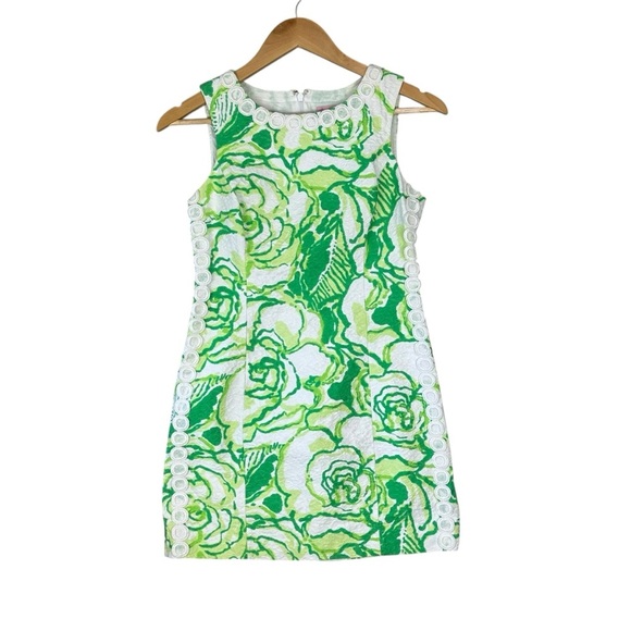 Lilly Pulitzer Dresses & Skirts - Vintage Lilly Pulitzer Mila Resort Heart Breaker Jacquard Lace Shift mini Dress